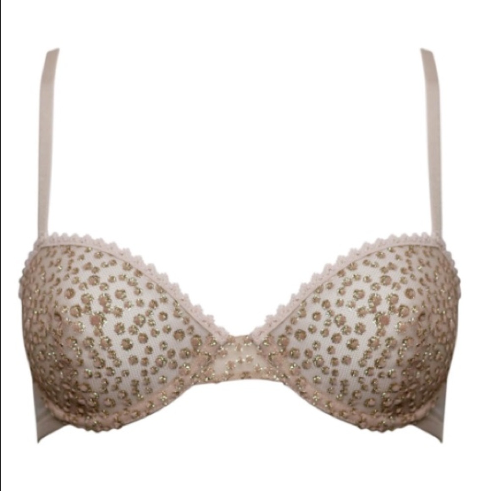 TARYN WINTERS SABINE BEIGE DEMI BRA 34 D